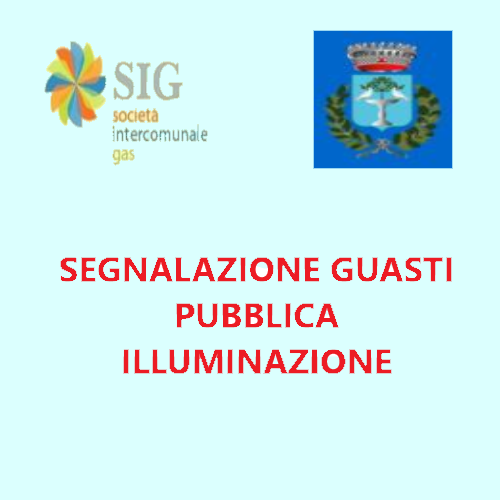 SEGNALAZIONE GUASTI PUBBLICA ILLUMINAZIONE