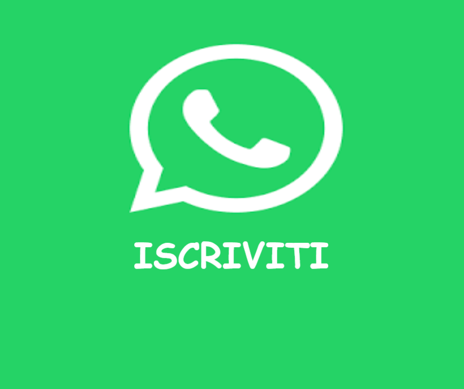 ISCRIVITI AL NS CANALE WHATSAPP